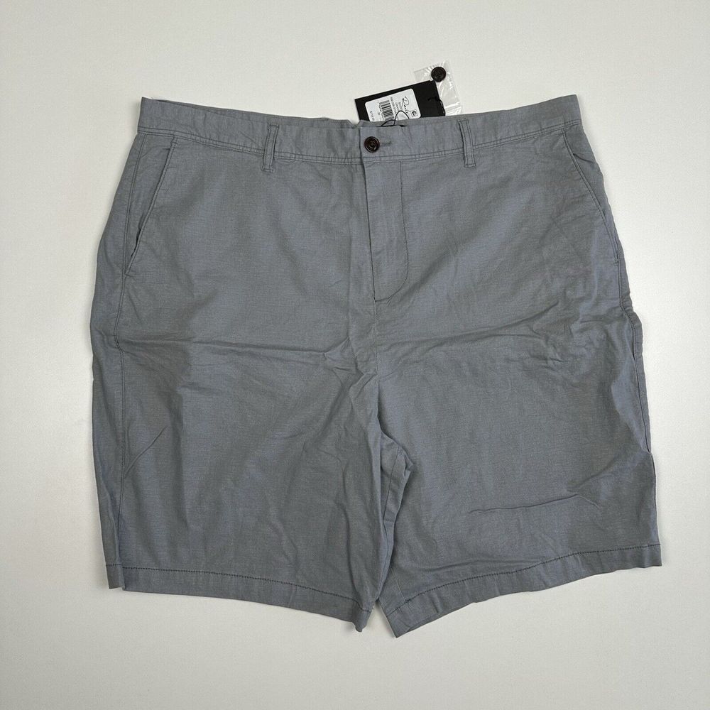 NWT Rails Boden Shorts in Stone‎ Gray Linen Blend Size 38